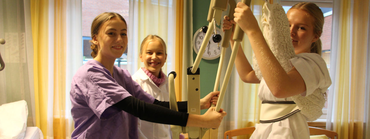 Elevar i arbeid på helsefag
