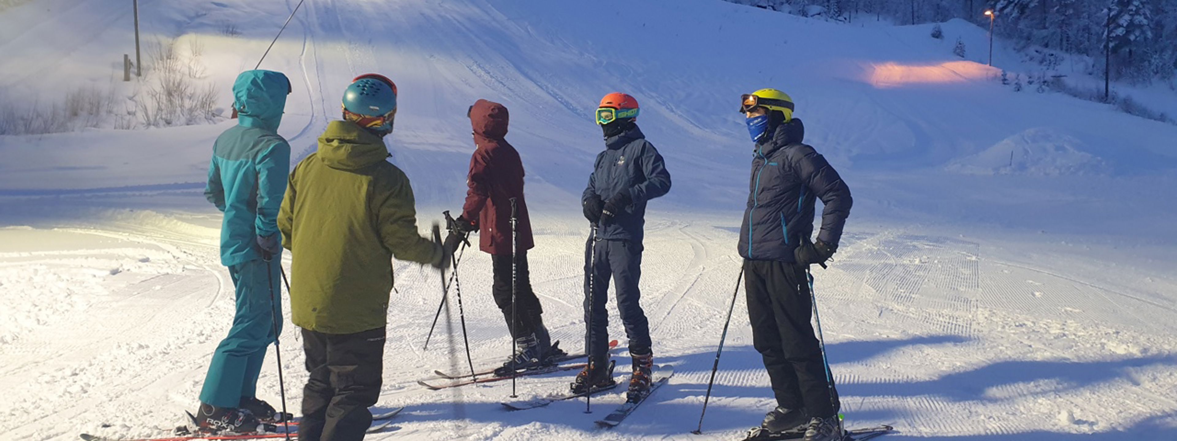 Elevar på ski