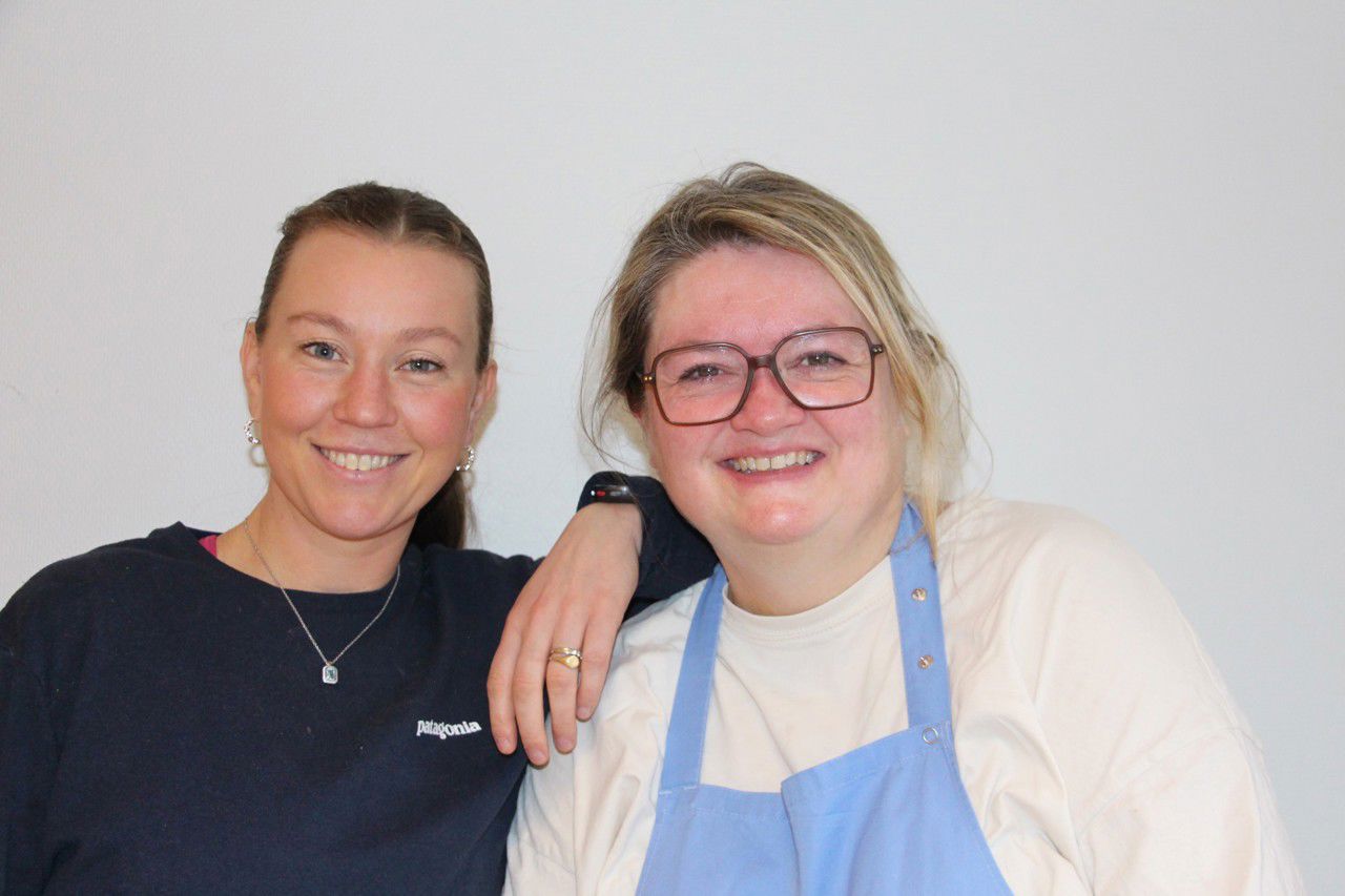 Miljøkoordinatorar ved skulen, Bianca og Trude